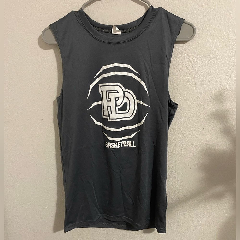 Grey basketball jersey